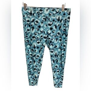 Under Armour Youth Girls Leggings animal print Sports Running Active Size XL